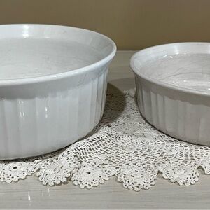 Corelle French White Casserole Dishes
